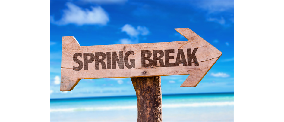 No practice during Spring Break, Enjoy!